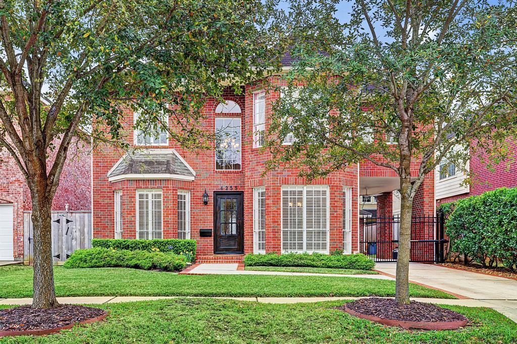 4255 Lehigh West University Place, Texas Beautifully Updated Traditional 4 BR, 3 & 1/2 Bath, 2 story Brick West U Home. Magnificent Large Island Kitchen Opening to Family Room Complete with Gas Log Fireplace. Great Entertaining Floor Plan. French Doors opening to Beautiful Inviting Heated Pool Complete with Spa, Water Features & Bose Sound System. Glistening Hardwood Floors Both Up & Down. Gorgeous Master Bath Recently Renovated with Large Walk-in Shower & New Soaking Tub. Secondary Baths & Powder Room. Updated as well!! Freshly Painted Throughout!!! A Must See. 2 Trane HVACs, 1 new in 2016, 1 new in 2018, Nest Controls for both HVACs. Hot Water Heater new in 2012, New fence in 2017, Pool Replastered & Retiled in 2016 with a Katchakid Pool Safety Net installed. Security System & Ring Doorbell Camera at Front Door. Walk to Randall's shopping center & Judson Park!!! Property & Improvements/Structures did not flood from Harvey. All per Seller