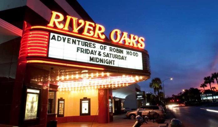 Catch a movie at the River Oaks Theater.