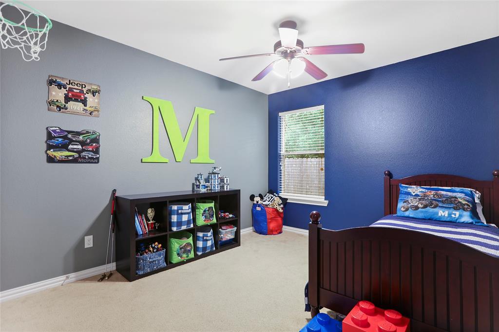 Bedroom for kids, guests, or possible study.