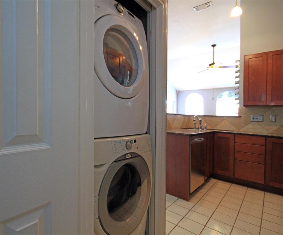 Washer and Dryer included with the home