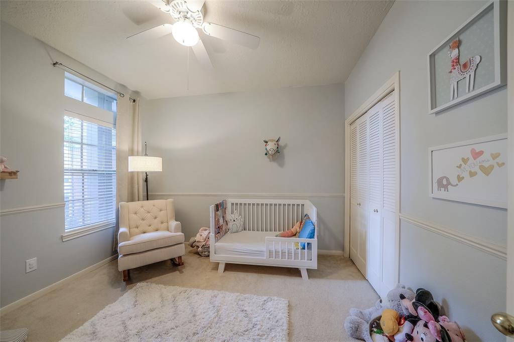 Third Bedroom features soft carpet, great closet space and lots of light!