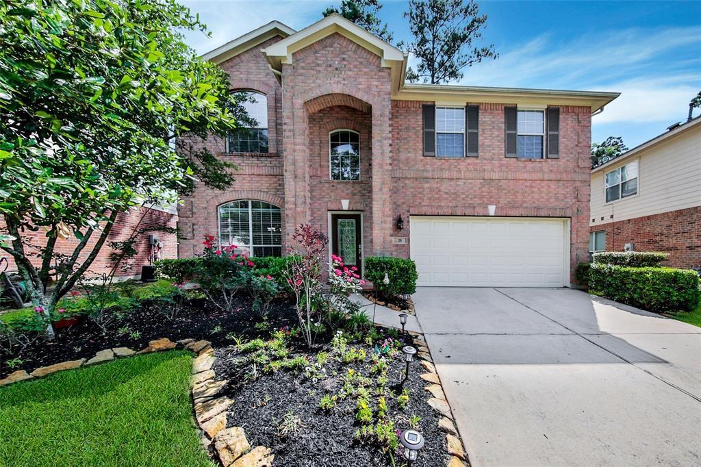 75 N Spinning Wheel Circle The Woodlands, Texas Zoned to Coulson Tough Elementary K-6th grade, no rear neighbors, a VERY clean home with great details! This home has 4 bedrooms all on the 2nd floor with a large game room and a built in desk. The foyer/entry has 2 story ceilings and a dramatic staircase with wrought iron balusters. Enjoy a formal Dining room, off the foyer and a large Family Room with crown moldings, loads of windows with natural light and an elegant fireplace. The kitchen has granite tops, ample cabinetry and stainless Steel appliances, which are in like new condition. From the French door, enter the very large, private yard which is fully fenced and has shade trees. Walk to 5 area parks, The Woodlands HS 9th Grade Campus, The Branch Crossing YMCA and The Mitchell Library.
