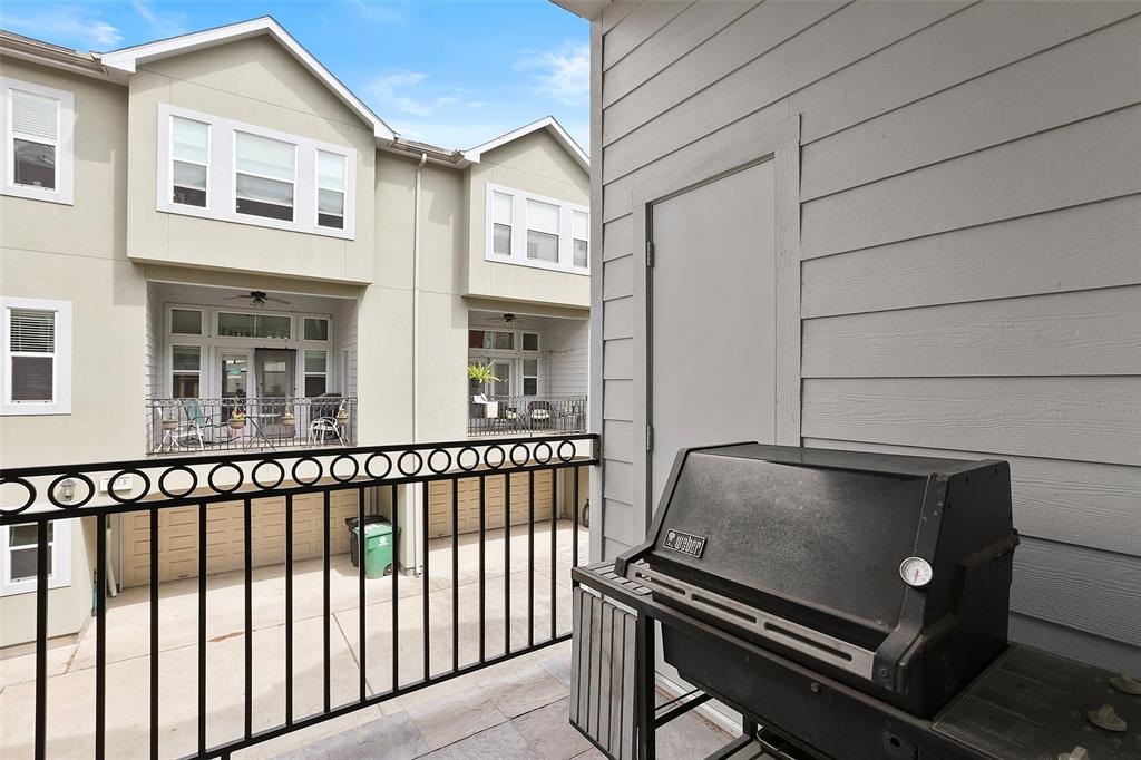Located just off the main living floor and the same floor as the kitchen, you will find this generously sized balcony. The balcony will make for a great space to have your morning coffee or conveniently grill some delicious meats & veggies on the weekend.