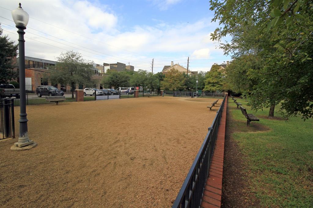 This large dog park is located just two blocks away.