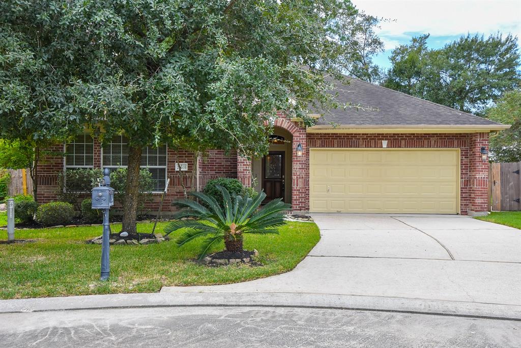 25203 Oak Villa Drive Spring, Texas Updated in October with NEW WOOD FLOORS, NEW GRANITE COUNTER TOPS and NEW energy saving WASHER, DRYER AND REFRIGERATOR included. Beautiful 1.5 story home with 3 bedrooms 2.5 baths in a cul-de-sac within a GATED COMMUNITY. The house sits on an oversized lot; the largest in the cul-de-sac with Woodlands style large trees in the backyard for added privacy. The lot is large enough to have it grown naturally in the back and still have plenty of space for kids to play or to entertain. Subdivision w/ catch & release pond. Hardwood floors in the entrance, foyer, master bedroom, dinning room, study, bedrooms & secondary bath. Tile in kitchen, breakfast area, living room and master bath. The living room is wired for surround sound. Large game room in 2nd floor w/ half-bath and additional AC unit. Sprinkler system. Pest Control included. Garage remotes available with refundable deposit $40 each. Just a few minutes from 2920, The Woodlands Parkway, Baker Hughes and shopping. No smoking allowed.