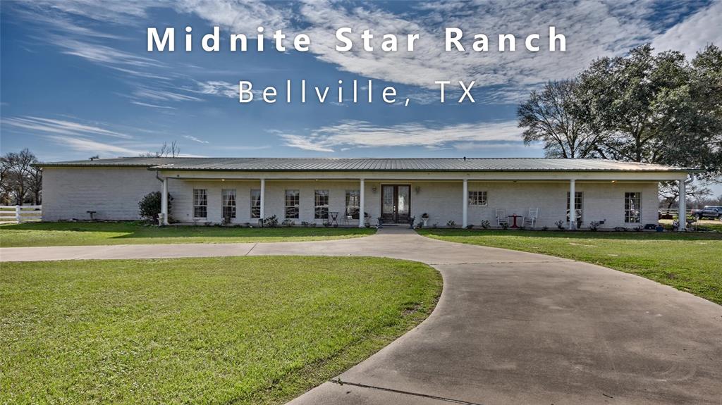 2440 Leschper Road Bellville, Texas This beautiful 126+/- acre ranch is located just on the edge of town and will allow its owner to enjoy the convenience of being close to Bellville, while tasting the quiet pleasures of country life. This property boasts 2 homes, including a 2 bedroom 1 bath, brick guest/foreman home ready for your finishing touches. At 6,116 square feet of living space, the ranch home offers livability and comfort. There are 4 bedrooms (fireplace master), 3 baths, spacious porches, game room with wet bar, sun-room, office, formals (fireplace in living), attached garage with lots of storage space including built in shelving, and a large laundry room. Lush coastal pastures with mature scattered trees and wooded areas for wildlife, creek, cattle pens and barns. Beautiful Mill Creek borders one side of the property attracting an abundance of wildlife. Currently under agricultural exemption, 2 water wells, fenced riding arena and much more! This is one you truly must see to appreciate all it has to offer.