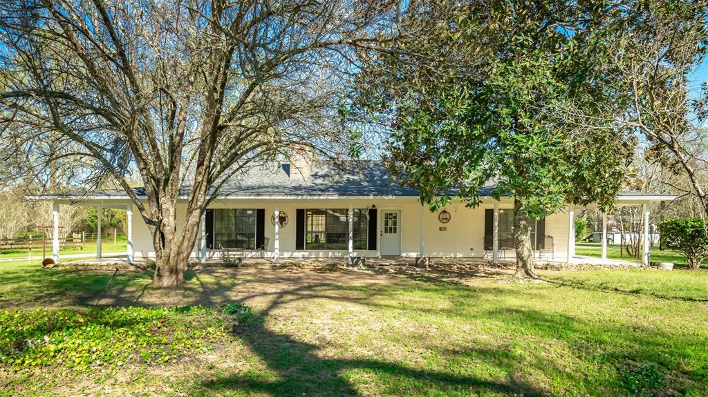 13450 Stowe Road Conroe, Texas Must see this...Gorgeous recently renovated ranch style home on 6.33 acres. and a 40x60 barn with stables, tack room, storage buildings, chicken coop and cow lot with loading chute. Fenced for horses or livestock. Conroe schools are a few miles away. This home is perfect home for children raising animals in 4-H or just raising your own animals. Beautiful country scenery. Home was high and dry during hurricane Harvey. Never flooded in the past except during heavy rains on September 19, 2019 house did flood with a few inches of rain in the house. New roof March 2020 with 30 year warranty. New hot water heater in 2017. A/C and furnace new inside 2016. All room measurements are approximate. Use address, 13585 Lee Rd. for directions to property due to Montgomery Cty appraisal office has still not changed tax record.