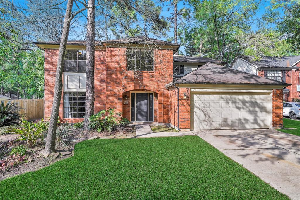 22 Elk Crossing Drive The Woodlands, Texas Incredibly maintained and recently updated 2 Story home in The Woodlands Village of Indian Springs. Plenty of room downstairs with formal living, dining, kitchen, and large living room with fireplace. Beautiful flooring, tile, and carpet all throughout the home. Updated kitchen with breakfast bar. Plenty of cabinet space! Half bath downstairs updated with new vanity. LARGE master bedroom. Lots of cabinet space in master bath with large walk-in closet. Big backyard with a huge wood patio and storage shed. Close proximity to l-45. Minutes from The Woodlands Mall, Town Center, Hughes Landing and Market Street! Fantastic Conroe ISD Schools!