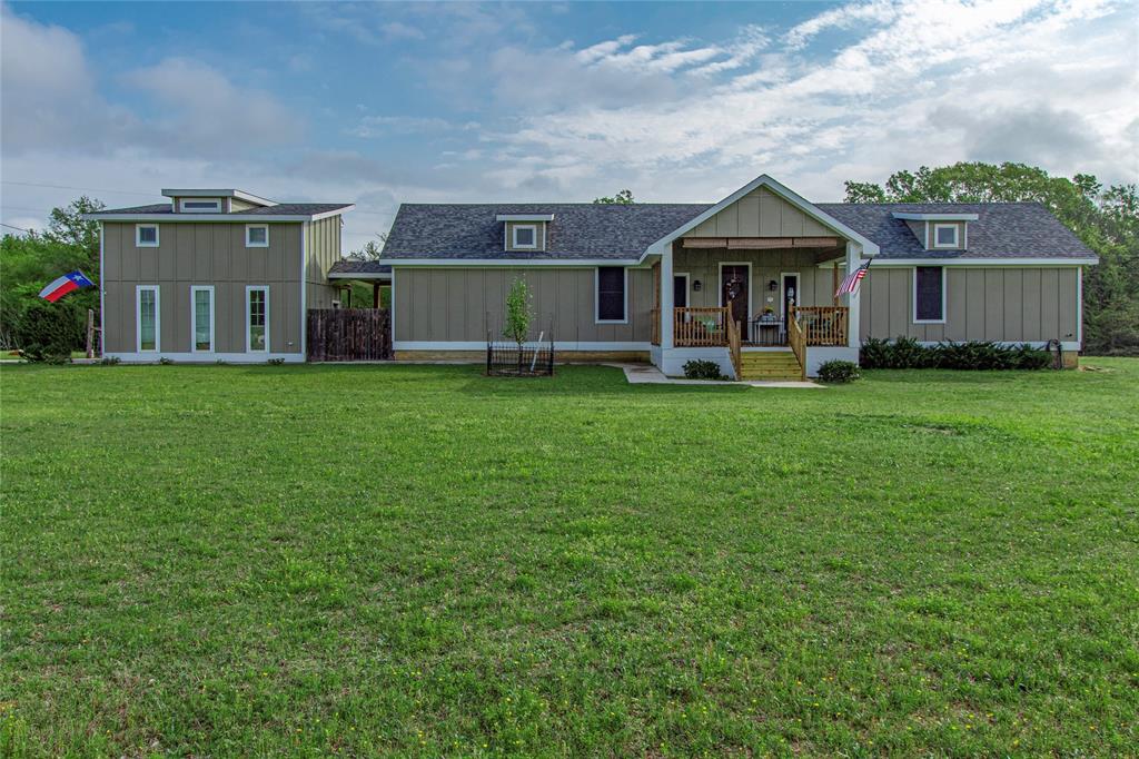12755 County Road 251 Oakwood, Texas #76 Oakwood IMMACULATE Custom Built Home on 10.56+-AC
Attention to every detail in this lovely 2b2b home with a bonus office and a detached above-garage guest room with half-bath. Wonderful vaulted & high ceilings, neutral paint and granite throughout. The screened-in porch and patio area overlooks the stocked pond. A separate 25x42 metal shop garage, 10x12 storage shed and 8x16 stable offer endless storage possibilities. The manicured lawn is fenced and cross fenced with approximately half of the acreage wooded with a mix of mostly hard woods and cedar. Trails and cleared areas abound as you stroll and enjoy plentiful deer, hogs and other wildlife.
