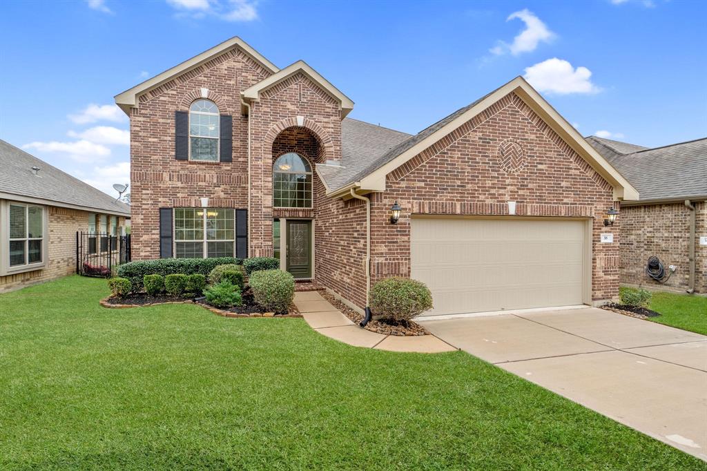 38 Black Swan Court Magnolia, Texas This is a beautiful home 4 bedroom 3.5 bathrooms with formal dining or could be used as a study. The kitchen is open to the den and features granite countertops and stainless steel appliances. Outside there is a covered patio and also another wooden deck that extends the outdoor area..Must see!!!