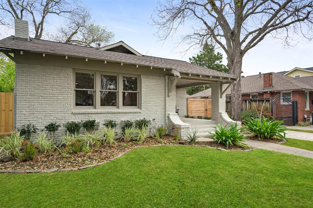 Beautifully remodeled Craftsman bungalow on a quiet street in the Heights.