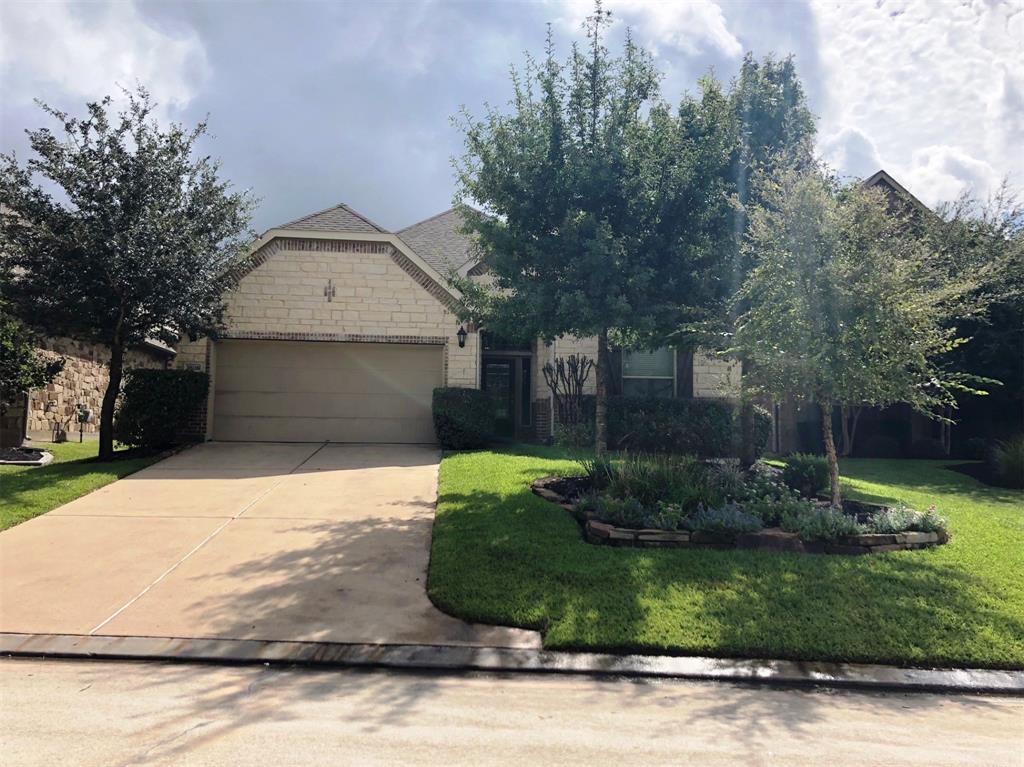 26118 Brickhill Drive Spring, Texas Beautiful 1 story rental w/4 bedrooms, 3 full baths & 2 car attached garage. Super plan w/3 bedrooms & 2 baths located up front & the master bedroom & master bath are tucked away in the back of the house for privacy. Amazing kitchen w/granite, gas cook top, microwave, corner pantry all opening into the breakfast room & large den. This is a great space for entertaining or just relaxing with the family. Large den w/gas log fireplace & pretty hardwood flooring. Separate formal dining room that is very spacious & convenient to the kitchen. Spacious master bedroom w/nice master bath that contains dual vanities, walk-in closet, whirlpool tub & separate shower. There is a study area located near the front 3 bedrooms-perfect for homework nook or small office space. Pretty landscaped yard & there is an extended patio in the back yard that is perfect for outdoor grilling & entertaining. Close to all that the Woodlands has to offer. Close to HEB shopping center & restaurants & new movie theater!