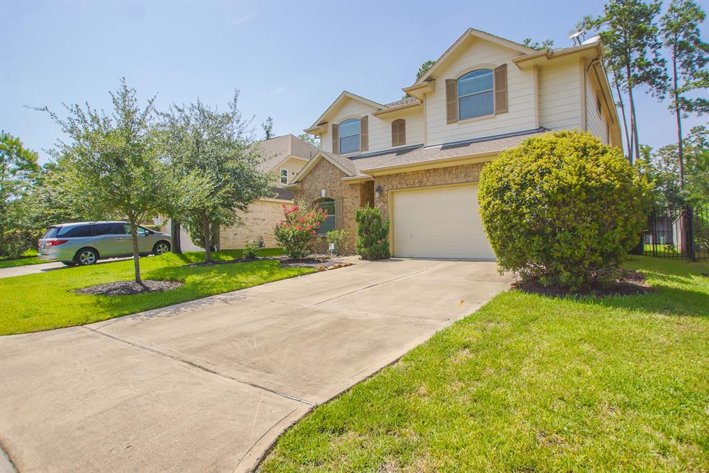 166 Tortoise Creek Way The Woodlands, Texas FULLY FURNISHED!!!! this cozy 2 story home is centered around a warm island kitchen with granite countertops, oversize maple cabinets, stainless steel appliances and tile backsplash. The entry features tile which flows through the kitchen and breakfast area. The family room with its corner fireplace is open to the kitchen area and looks out to the covered back patio. The master bedroom suite is downstairs for privacy. The 2nd story has 3 bedrooms centered around a large game room and data area.
