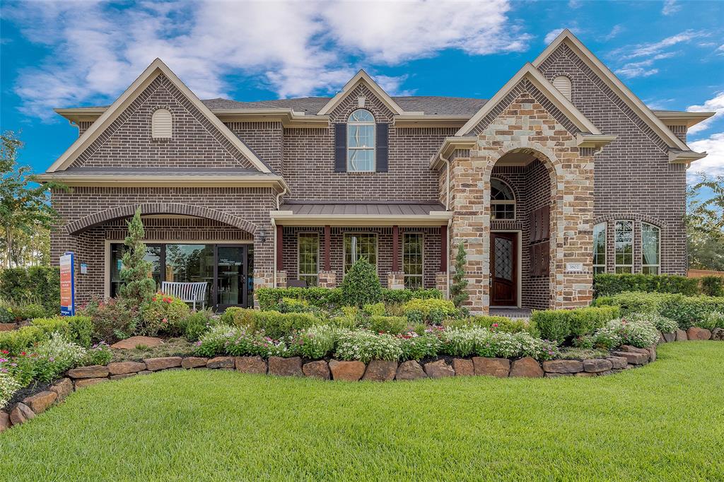 3802 Everly Bend Drive Spring, Texas MLS# 38923806~ Ready Now! Taylor Morrison Rousseau Model Home Now Available! An impressive foyer welcomes guests into this 2 story plan giving a warm and elegant greeting. This 5 bedroom home offers a spacious retreat w/ a formal dining as well as a gourmet kitchen, breakfast and expansive family room w/ built-ins. A convenient 1st story master suite offers privacy and comfort. Completing the home's first floor is 1 additional guest bedroom w/ full bath and luxurious home office with built-ins. Upstairs there is a 2nd Master Bedroom along w/ 2 additional bedrooms, media room with built-ins and a game room! A few of the upgrades include a tech center, wet bars, and apoxy in the garage. The ultimate back yard paradise with outdoor kitchen and exterior fireplace meet all of your entertaining needs. Over-sized home site with no rear neighbors make the perfect backdrop for your second floor balcony. TV's in family and media room included! Don't let this amazing opportunity pass you by!