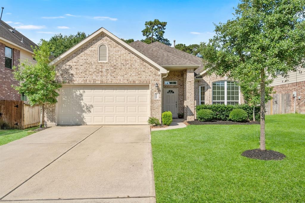 23927 Augusta Falls Lane Spring, Texas Location! Location! Location! Charming 4 bedroom home located in Augusta Pines and 3 miles from The Woodlands Creekside shopping and restaurants! Home features tile floors in all main living areas, tall ceilings, open kitchen and family room, and gas log fireplace! Both bathrooms have updated counters and double sinks! Kitchen has granite counters, tons of cabinet space, an island, stainless steel appliances and the refrigerator stays! Very private backyard with beautiful landscaping, covered back patio, no immediate back neighbors and a sprinkler system. Klein ISD Schools! Walk to Metzler Elementary and Hofius Intermediate. NO PETS!
