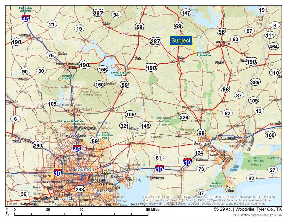 0 S of Hwy 190, Woodville, TX 75979