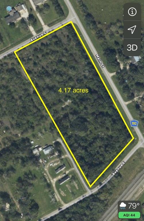 00 AvenueE Liverpool, Texas This 4.17 acres could be used for commercial or residentail purposes pending city of liverpool approval. Located near the heart of this unique small town, this property has remained untouched for many years. Please call or text before it's gone.