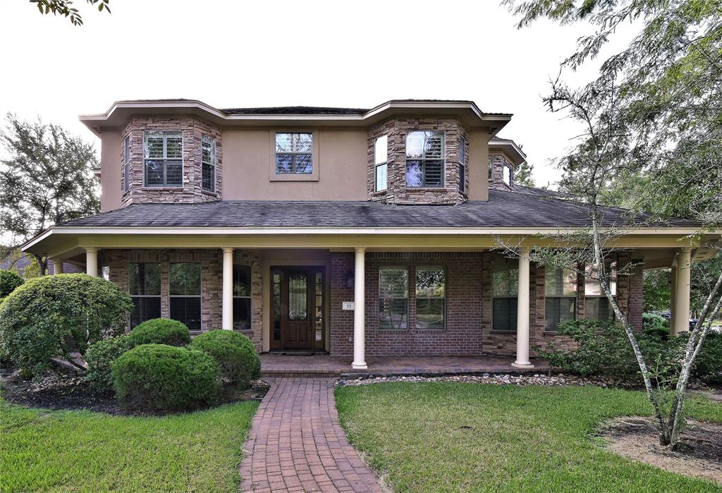 22 Hunnewell Court The Woodlands, Texas BEST PRICED HOME IN EXCLUSIVE CARLTON WOODS- LISTED BELOW TAX VALUE FOR A QUICK SALE- PERFECT FOR YOUR BARGAIN HUNTERS WANTING IMMEDIATE EQUITY AT CLOSING- HOME IS IN GREAT CONDITION / MOVE IN READY- OUT OF STATE ORIGINAL OWNER NEEDING TO LIQUIDATE LOCAL ASSETS- SPACIOUS AND INVITING FRENCH COUNTRY STYLE HOME- WITH TRAVERTINE AND WOOD FLOORS THROUGHOUT THE FIRST FLOOR- COUNTRY CLUB LOUNGE OFFICE/STUDY- EXECUTIVE CHEF STYLE KIYCHEN- MASTER SUITE WITH SPRAWLING RESORT BATH- ALL BEDROOMS WITH PRIVATE BATHROOMS- GUEST SUITE WITH PRIVATE / SEPARATE ENTRANCE-AWESOME GAMEROOM- ENOURMOUS MEDIA ROOM WITH CONCESSION STAND KITCHENETTE- COVERED BACK PATIO WITH OUTDOOR KITCHEN AND FIREPLACE FOR ENTERTAINING- PLENTY OF ROOM TO ADD A POOL IN THIS BUDGET... COME SEE ME !!!!