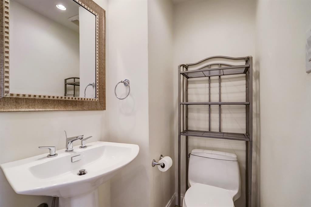 The primary suite upstairs is roomy and will readily fit a king sized bed and side tables.  It has a standard closet in the bedroom as well as a walk-in off the bath.  (room is virtually staged)