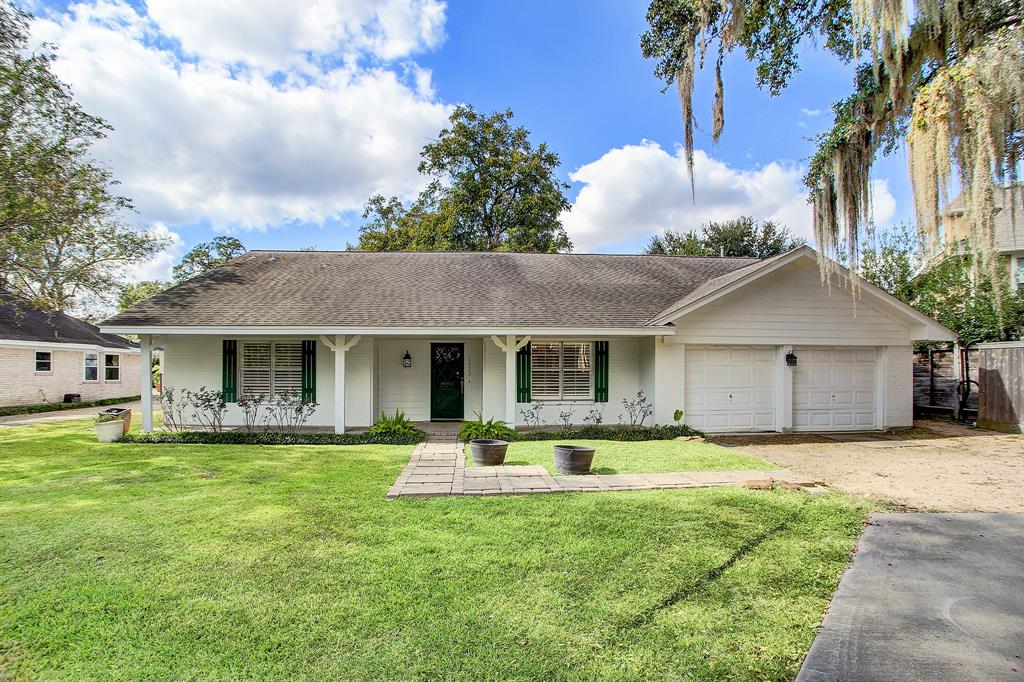 1323 Beutel Drive Houston, Texas Charming ranch style home in Spring Valley Village zoned to Memorial High School and located at the end of a cul-de-sac. Home has plenty of entertaining space in the large dining room, family room or back patio. Primary bedroom has room for a sitting area, large walk-in closet and primary bathroom with a separate shower and freestanding soaking tub. There are two other bedrooms on the main floor with a jack and jill bathroom. Home has plenty of storage with a large laundry and mudroom. Upstairs is a guest suite complete with a sitting area, bedroom, and full bathroom. Garage is currently being used as a storage space, but can be converted back into a two car garage. Completed expansion plans are available if interested.