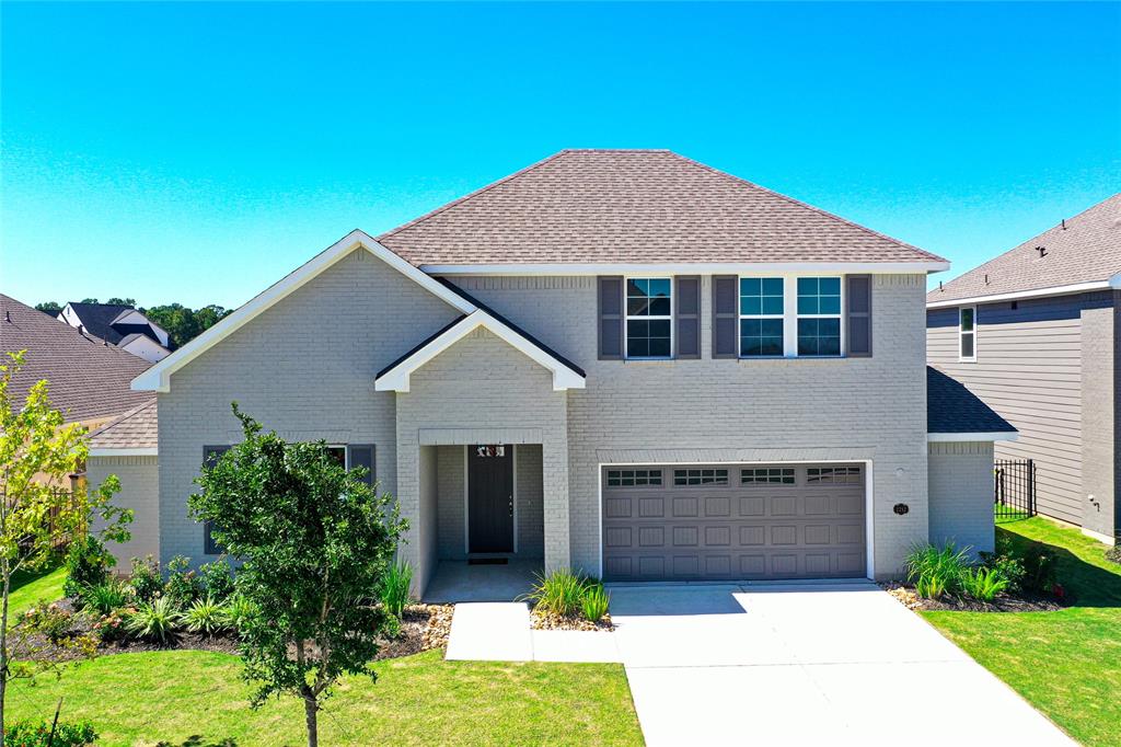 2212 Hay Field Court Conroe, Texas Situated in spectacular Stillwater, this beautiful home on a cul-de-sac street features an open concept floor plan and gorgeous, yet durable, vinyl plank flooring throughout primary living areas. With expansive windows and neutral paint palette, this light and bright home offers a fabulous kitchen overlooking versatile living spaces. An enormous island is the centerpiece of this remarkable kitchen boasting stunning granite countertops, lovely backsplash crafted with herringbone patterned white subway tile, gas cooktop, abundant white cabinetry and spacious breakfast nook. An extraordinary owner’s retreat with spa-like bath features beautiful marble-like tile, granite countertops with dual sinks and closet with built-ins. The superb floor plan offers 2 guest bedrooms down and a 4th bedroom up with a large game room. A covered patio and nice-sized backyard are great for relaxing and entertaining. Zoned to superb Woodlands schools and with quick access to I-45, the home is a rare find!