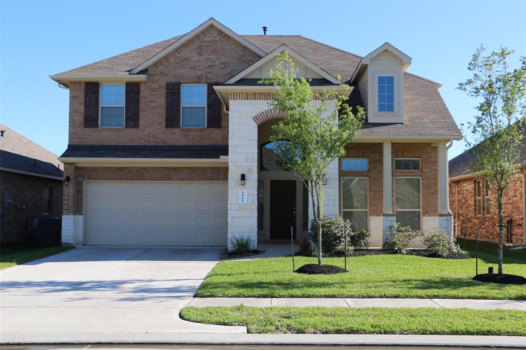 4511 Greenleaf Drive Spring, Texas Beautiful 4 bedroom home features a grand brick & stone exterior with a covered front porch in desirable Reserve at Klein. Open floorplan is perfect for today's lifestyles, large island kitchen with granite countertops, low maintenance tile in the living areas & a gas fireplace. Primary bedroom suite is downstairs overlooking the backyard. The large secondary bedrooms and a huge gameroom are up - two full baths upstairs are perfect for families. The Study with views to the front yard has hardwood floors and is separate for a great home office space. All the wish list items, including powder bath for visitors, the backyard has lots of privacy & a covered patio for relaxing in the shade. Walk to Zwink Elementary- KleinISD! This is a great home in a great neighborhood - great plan for working from home and home schooling, plus great access for commuters, too, minutes from I-45 and Grand Parkway. Come see, hurry!