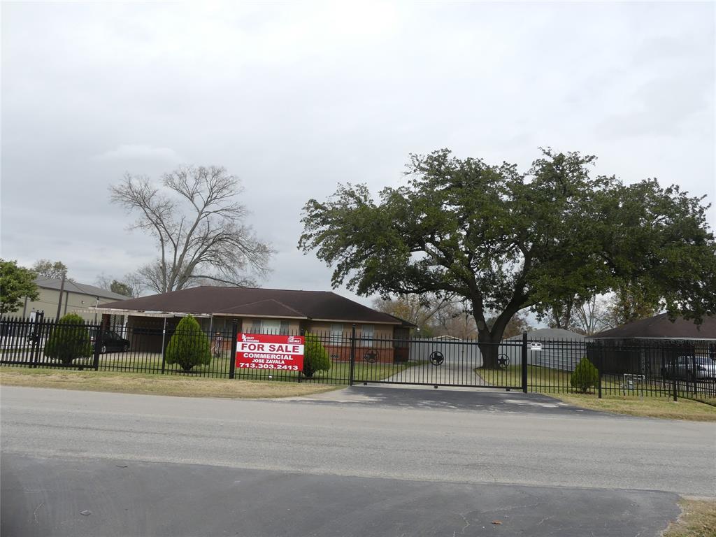 335 Hill Road Houston, Texas This is an excellent opportunity for you to own an unrestricted commercial lot with just under an acre of land. The property has a lot to offer starting with a 1780 sq. ft. home with 2 bedrooms, 2 baths with and a 2 car garage that was converted to a family room. Directly behind the home there is a 30'x30' workshop with a 30'x20' overhang. Behind that smaller workshop there is a bigger and better professional built workshop that was previously was used as auto parts storage/auto shop. Under that big workshop there is a concrete pad that was built to complement the auto shop. The front of the property has wrought iron fence and 2 rolling gates which makes it very appealing and supports the home owners and their business. Hill road is unrestricted and its commercial value in the area has grown over the years. It is a very desired area for business owners and also for home owners who want to work out of their their home..