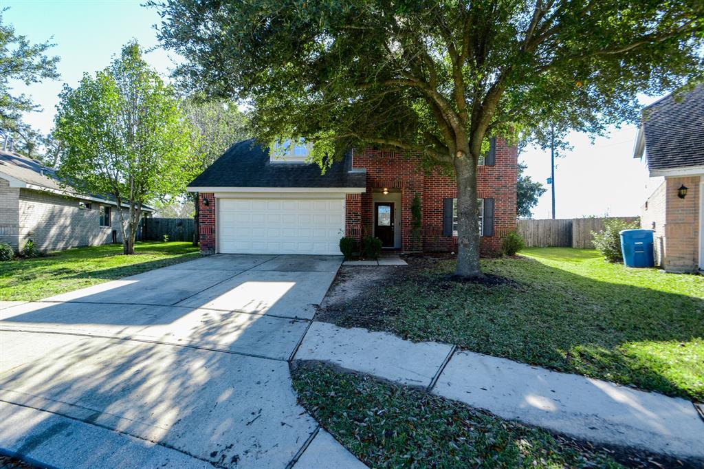 4631 Bridgestone Bend Drive Spring, Texas Wonderful two story on an oversized lot in Bridgestone Lakes in the Klein School District. Fresh paint through out, new kitchen appliances(on order-to be installed by move in), new flooring upstairs. Nice primary bedroom downstairs with double sink vanity, separate tub and shower and walk-in closet. Huge game room upstairs. Fifth bedroom can be easily converted into office space to allow for an easy work from home option.