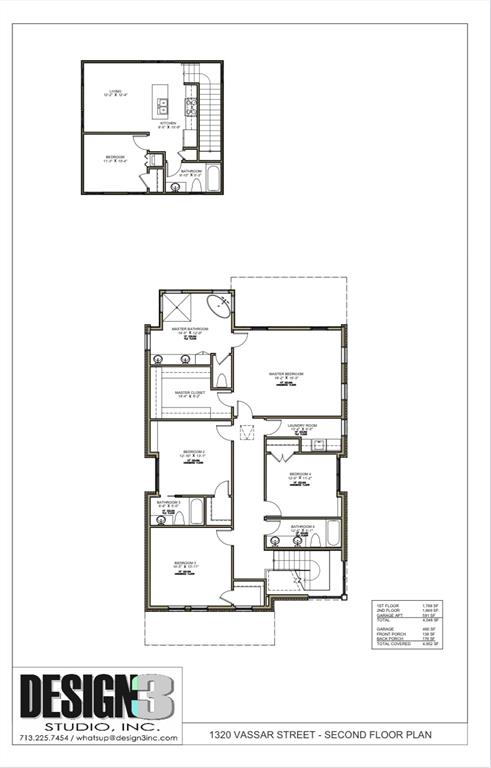 1320 2 Vassar Street, Houston, Texas 77006, 5 Bedrooms Bedrooms, 6 Rooms Rooms,4 BathroomsBathrooms,Single-family,For Sale,Vassar,76715356
