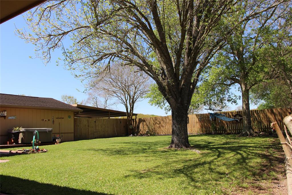 Private back yard