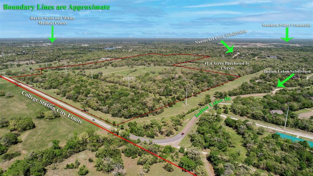 Prime, unrestricted ~103-acre ranch located on Arrington Road adjoining the prestigious Indian Lakes and Nantucket Subdivisions. Situated in the rapid growth area of south College Station and slated for annexation, the property offers over ~1,900’ of road frontage, excellent topography and sandy-loam soil throughout, and a nice balance of woods and open areas. Excellent opportunity for a mixed-use development in College Station ISD.