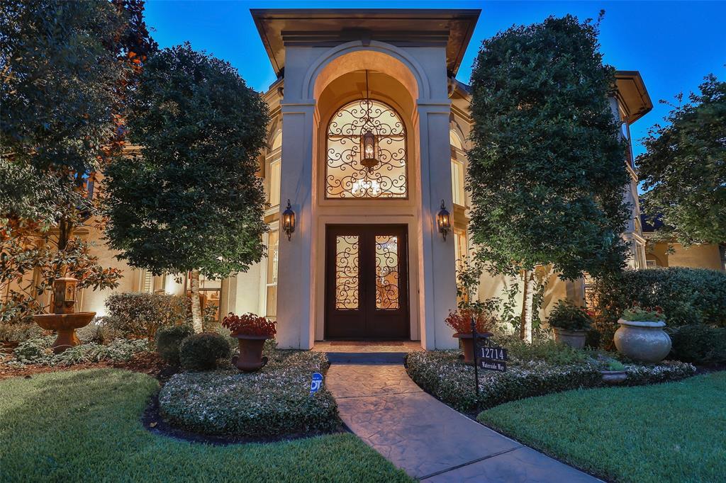 12714 Waterside Way Houston, Texas Mitchell-Carroll custom home with mature landscaping in a tranquil setting. The home is situated on a corner lot adjacent to one of the many lakes in the community. Lots of natural light, high ceilings, very well maintained and with numerous upgrades. There is a extra room downstairs which can be used as a quarters, nursery, crafts room, workout room, etc. New or recent replacements of roof, 2 of the 3 A/C units, 2 water heaters, pool equipment and pool/deck resurfacing. Tree Frog play set and washer/dryer to remain. Located in close proximity to the Energy Corridor, City Center and Memorial City. Zoned to Cy-Fair schools with public school bus service plus additional private buses to the Awty, British and Village schools as well as others. Community has gated security, area pool, tennis courts, volleyball courts, walking paths, club house, children playgrounds and gym facilities.