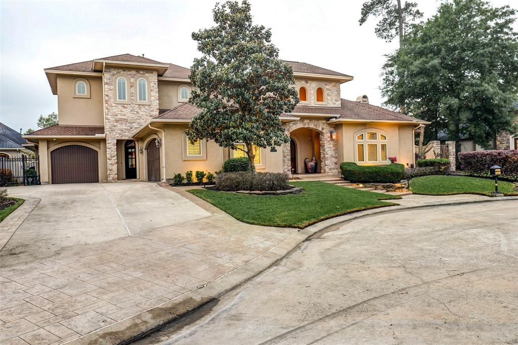16619 Fern Rock Falls Court Spring, Texas Welcome HOME! This immaculate courtyard pool Tuscany feel of a home will immediately grab your attention from the second you walk in. This 5,265 sq. ft. 4/4.5/3 Mediterranean style home has it all. Enjoy your own private courtyard pool with outside fireplace / kitchen / grill / putting green in your own privacy. Panoramic views from all angles of your house. As you walk in you will see to the right your very own casita or guest suite, could also be used for an office or workout room. The main house features beautiful wrought iron door for the entrance that opens up to a spacious family room / dining room that both have easy access into your large island kitchen. DACOR appliances, 2 dishwashers, 2 sinks, Double oven, gas cooktop and a good size walk in pantry. Master bedroom has its own fireplace and a HUGE master bath with his/her vanities. Sits perfect in cul-de-sac of the GATED community of the Falls at Champion Forest. Excellent KLEIN ISD schools. Come see your home today!