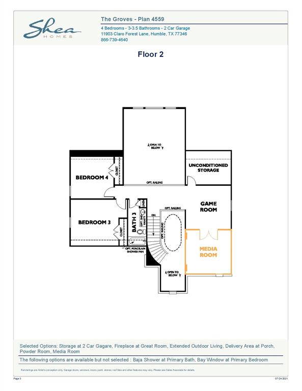 16914 1 Kyler Creek, Humble, Texas 77346, 3 Bedrooms Bedrooms, 7 Rooms Rooms,2 BathroomsBathrooms,Single-family,For Sale,Kyler Creek,22329508