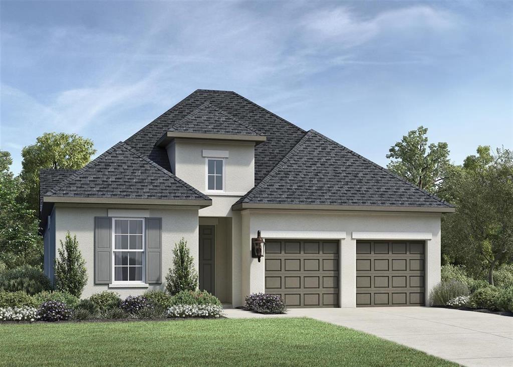 3915 Longleaf Woods Trail Spring, Texas MLS# 47020739 - Built by Toll Brothers, Inc. - October completion! ~ Now Selling Model Home! Nestled on an exclusive 80-foot home site, this highly desired single-story home boasts an open concept design. Warm wood flooring welcomes you home in the foyer with high ceilings. A formal dining room with butler's pantry is a perfect for celebrating special occasions. Guests will love the secluded front bedroom with full bath. Two large secondary bedrooms share a hall bath and feature walk-in closets. The kitchen features a center island, stainless steel appliances, designer backsplash, expanded upper cabinets, some with glass inserts, upgraded lighting and two-toned cabinets. Other highlights include a dramatic sloped ceiling in the great room, multi-slide doors leading to back patio, linear fireplace and ceiling fan. Enjoy an upgraded primary bath with freestanding tub, expanded shower, painted tile floors, dual vanity and so much more! *Furnishings do not convey*