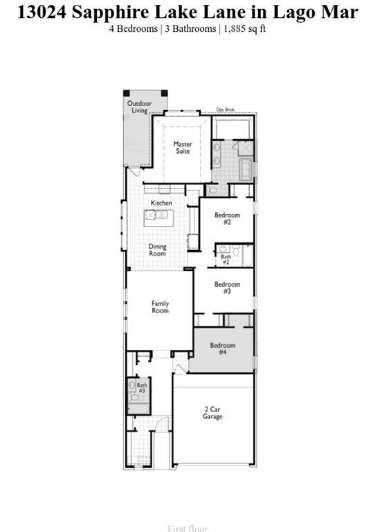 13024 1 Sapphire Lake Lane, Texas City, Texas 77568, 4 Bedrooms Bedrooms, 7 Rooms Rooms,3 BathroomsBathrooms,Single-family,For Sale,Sapphire Lake,63339053
