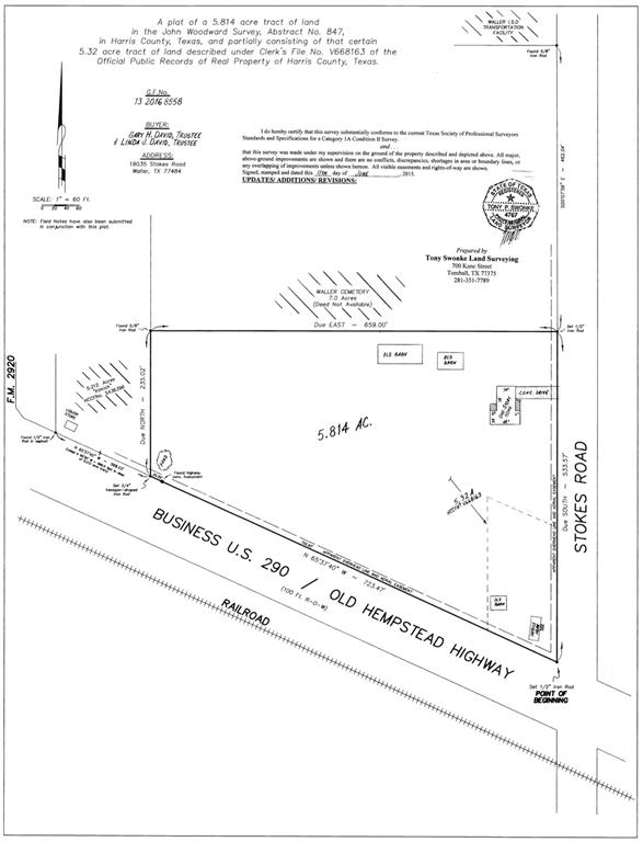 19035 Stokes Road, Waller, Texas 77484, ,Lots,For Sale,Stokes,51560683
