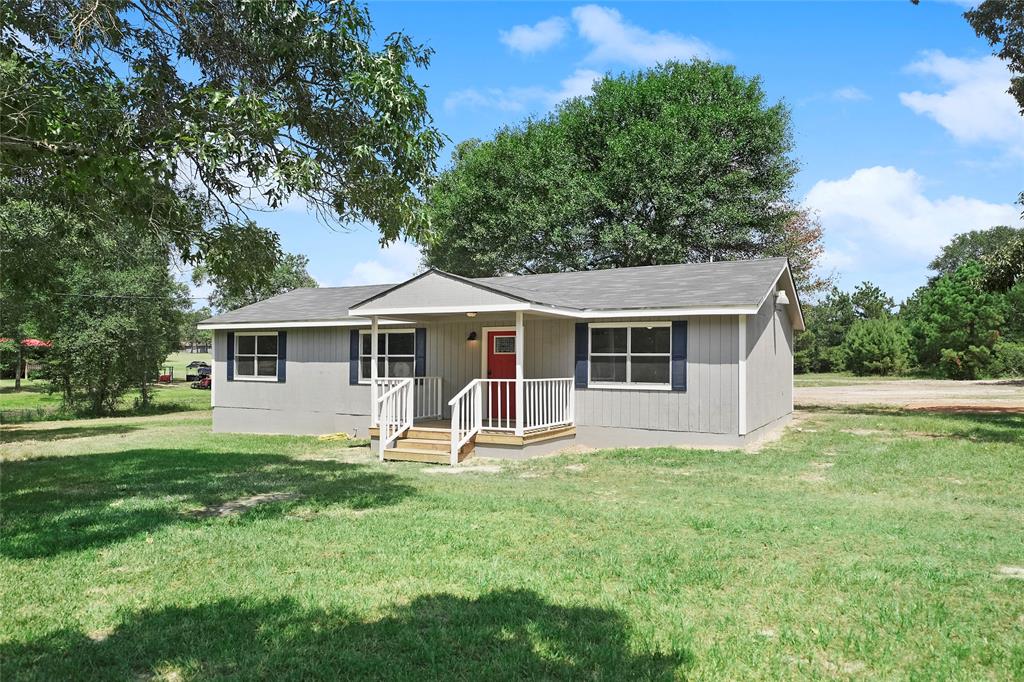 6001 County Road 302 Navasota, Texas This beautifully updated 3 bedroom/2 bath home is sitting on your own piece of paradise. With approximately 5.5 acres of partially wooded property the possibilities are endless. This gorgeous home is restored to like new condition and features new granite counters w/white subway tile backsplash, stainless-steel appliances (2021), bronze door hardware and all light fixtures (2021), new roof (2021), Central Heat and Air(2021), 50 gallon water heater (2020), 24" Ceramic tile throughout, fresh Sherwin Williams Paint throughout, and new front and back porches beautifully done. Enjoy the peace and serenity of country living all while having quick access to the city. Whether you're looking for a weekend get away place or to escape the city permanently this home is going to have something for everyone.