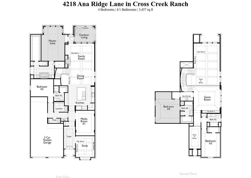 4218 2 Ana Ridge Lane, Fulshear, Texas 77441, 4 Bedrooms Bedrooms, 7 Rooms Rooms,4 BathroomsBathrooms,Single-family,For Sale,Ana Ridge,62617395