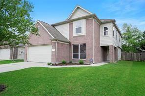 16717 Foursquare Drive Conroe, Texas Just a 8 minutes from Woodlands Mall, this beautiful 5 Bedrooms and 2.5 Baths, all 1st floor has vinyl plank flooring throughout. Large living room w/fireplace plus a formal dinning room, kitchen open to living room. One bedroom down close to a 1/2 bath can be use as an office or another bedroom. Upstairs you will found four bedrooms and a gameroom. Large primary suite, en-suite has separate tub/shower & his/her sinks, bedrooms with walk in closets. close to all amenities HEB just in the corner, Hospitals, & restaurants. Conroe ISD Schools.Never been flooded!!!