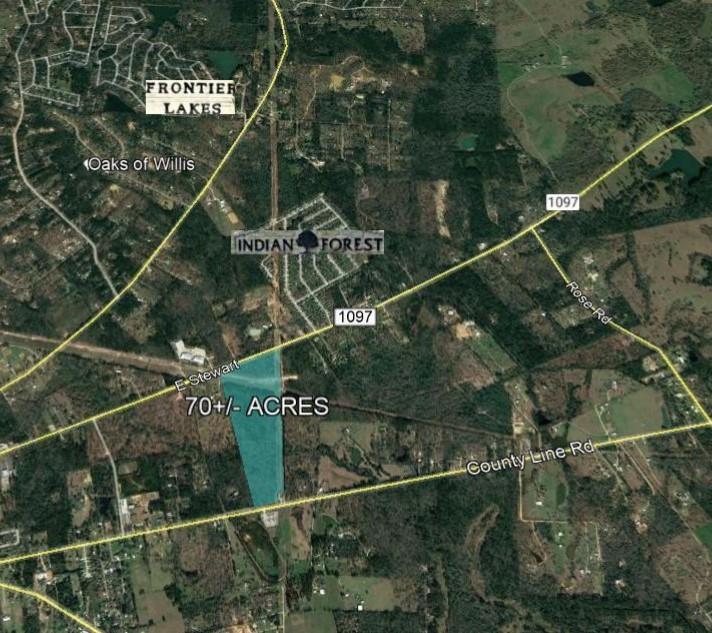 70+- AC FM 1097 Road, Willis, Texas 77378, ,Country Homes/acreage,For Sale,FM 1097,38326070