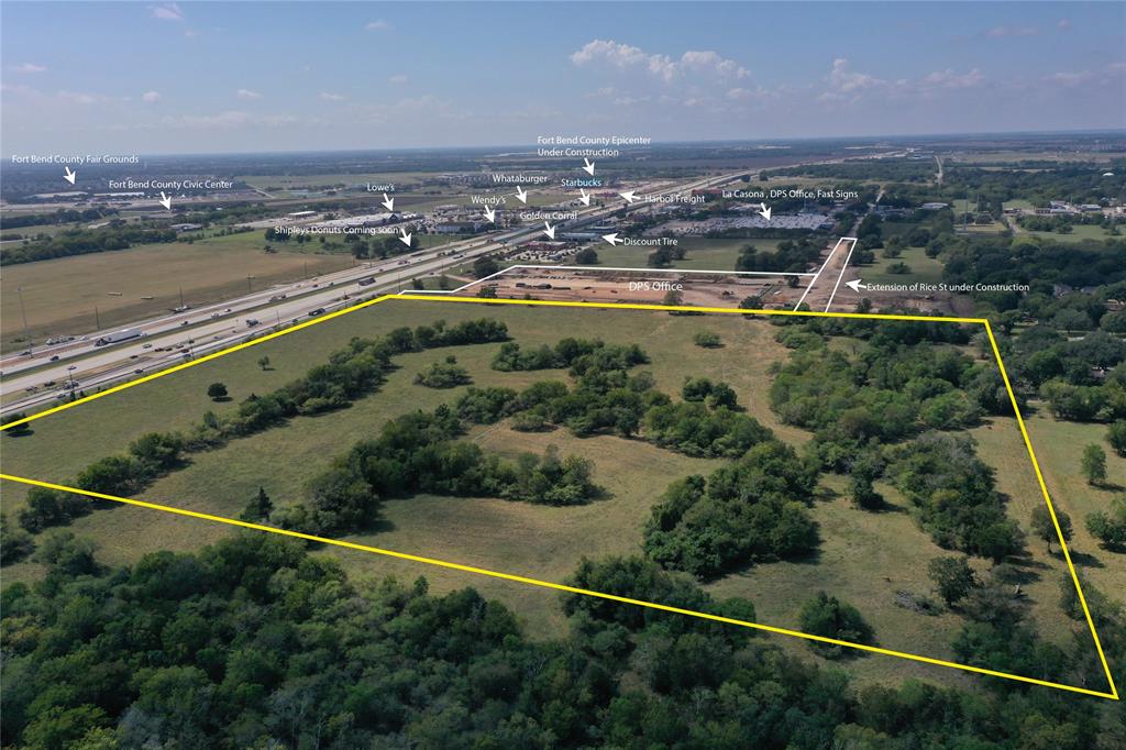 35.768 acres of prime Hwy 59 frontage. 1,992.82 feet of Hwy 59 frontage. The back of the property backs up to David Street. The property is currently in Agriculture exemption.