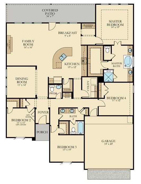 2203 1 Windmill Palm Drive, Fulshear, Texas 77423, 4 Bedrooms Bedrooms, 9 Rooms Rooms,2 BathroomsBathrooms,Single-family,For Sale,Windmill Palm,82282727