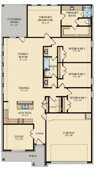 21414 1 Petherton Drive, Tomball, Texas 77375, 4 Bedrooms Bedrooms, 9 Rooms Rooms,2 BathroomsBathrooms,Single-family,For Sale,Petherton,68956185