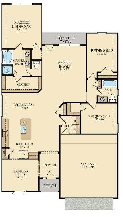21407 1 Petherton Drive, Tomball, Texas 77375, 3 Bedrooms Bedrooms, 8 Rooms Rooms,2 BathroomsBathrooms,Single-family,For Sale,Petherton,74828645