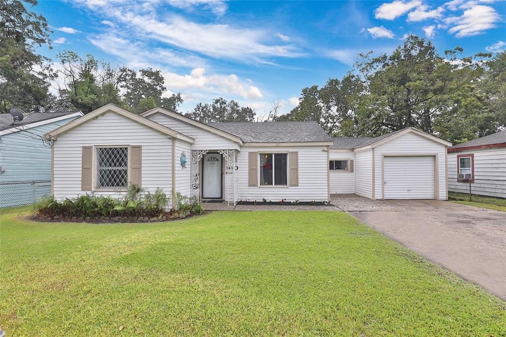 Charming 1950's home with a sizable front yard.