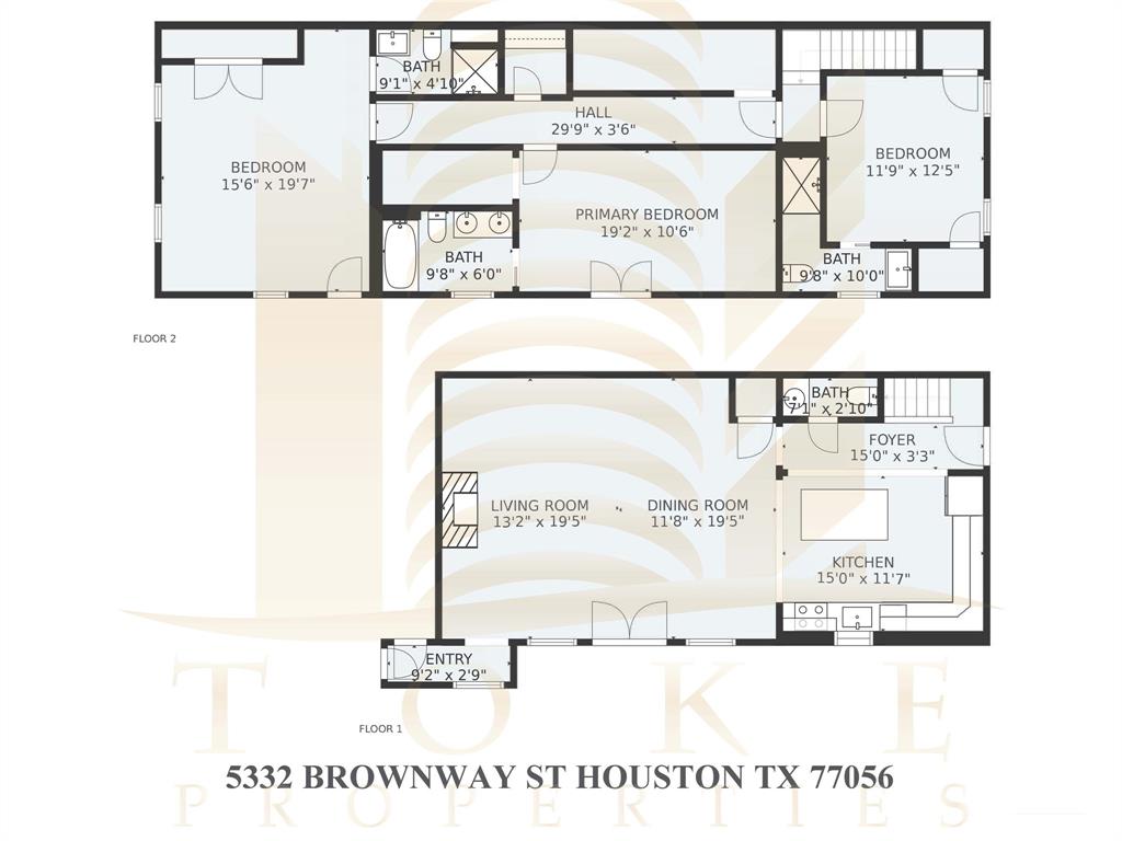 5332 2 Brownway Street, Houston, Texas 77056, 3 Bedrooms Bedrooms, 7 Rooms Rooms,3 BathroomsBathrooms,Townhouse/condo,For Sale,Brownway,27577468