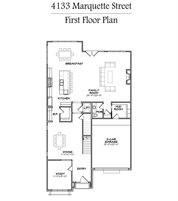 4133 2 Marquette Street, West University Place, Texas 77005, 4 Bedrooms Bedrooms, 11 Rooms Rooms,4 BathroomsBathrooms,Single-family,For Sale,Marquette,87909853