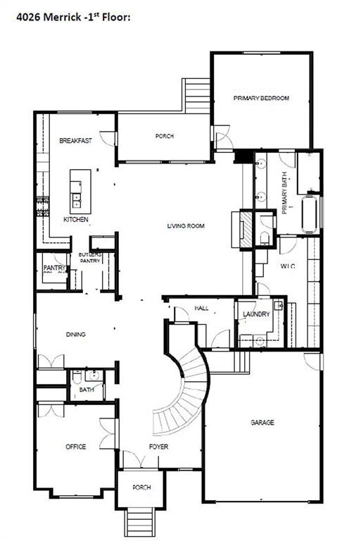 4026 2 Merrick Street, Houston, Texas 77025, 5 Bedrooms Bedrooms, 13 Rooms Rooms,4 BathroomsBathrooms,Single-family,For Sale,Merrick,74424332
