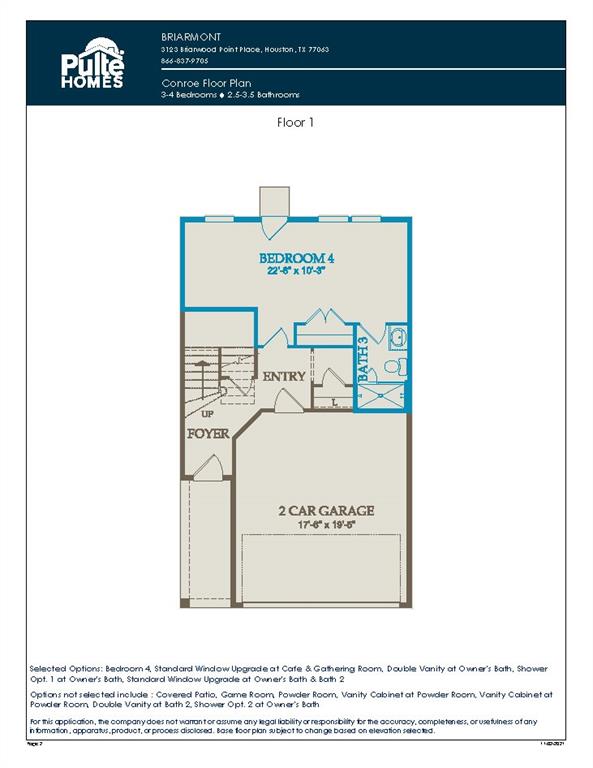 3124 3 Founders Rock Drive, Houston, Texas 77063, 3 Bedrooms Bedrooms, 5 Rooms Rooms,2 BathroomsBathrooms,Single-family,For Sale,Founders Rock,4776234